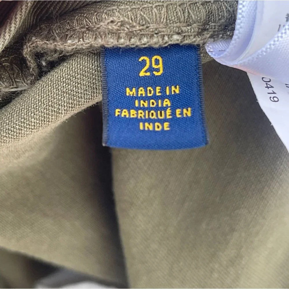 Polo Ralph Lauren Mens Flat Front Relaxed Fit Outdoor Cargo Short Green Sz 29 - Picture 12 of 12